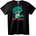 NOONEBRAND Тениска Бро-Коли Готино Зеле - 7XL, Black