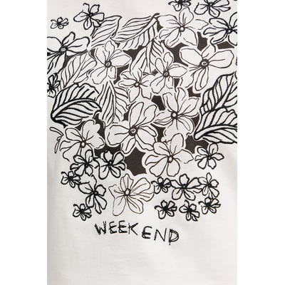 Weekend Max Mara Памучна тениска Weekend Max Mara BORA (2615971042600)