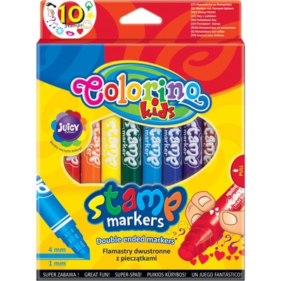 Patio Colorino fixy oboustranné s razítkem 11077 10 ks