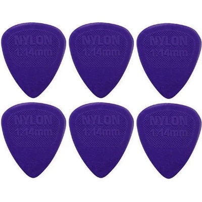 Dunlop 443R 1.14 Nylon Midi Standard 6 Перце за китара (443R114-6PACK-SET)