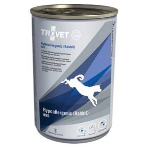 TROVET rrd Хипоалергенна - Заек (за кучета) 400г - консерва
