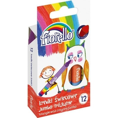 Jumbo voskovky trojhranné 12 ks