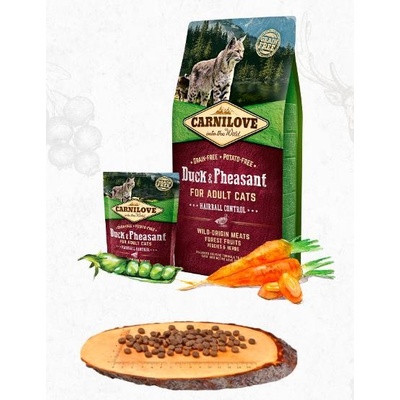 Carnilove Duck & Pheasant for Adult Cats Hairball Control 2 x 6 kg