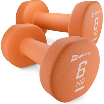 Hop-Sport Sada neoprénových fitness činiek 2 x 6 kg