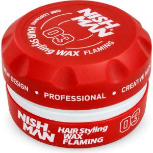 NISH MAN Hair Styling Wax Flaming No. 03 150 ml