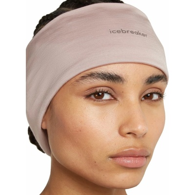 Icebreaker merino Cool-Lite Flexi Headband Pink Quartz