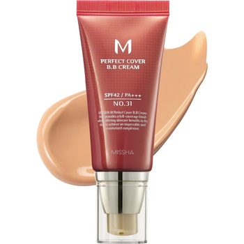 MISSHA - M Perfect Cover BB Cream SPF42 PA+++ 50ml - 31 Golden Beige