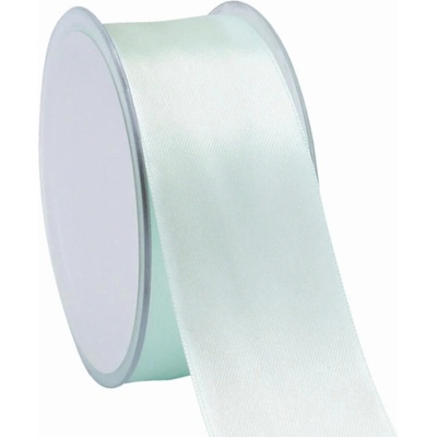Oboustranná saténová stuha 38 mm x 25 m mátová