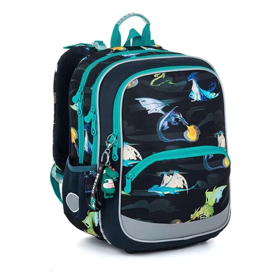 Topgal Лека ученическа раница за училище Topgal с две отделения BAZI 23013