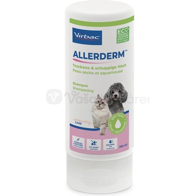 Allerderm jemný šampón na suchú a šupinatú pokožku pre psy a mačky 250 ml