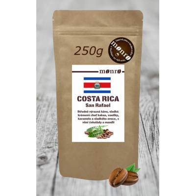 Monro Costa Rica San Rafael Tarrazu SHB 100% Arabika zrnková 250 g