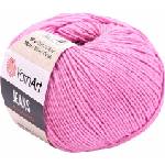 YARNART Jeans 20 Dark Pink Плетива прежда (Jeans 20)
