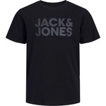Jack and Jones Тениска Jack and Jones Kids Corp Logo T-Shirt - Black