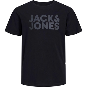 Jack and Jones Тениска Jack and Jones Kids Corp Logo T-Shirt - Black