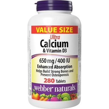 Image 1 of Webber Naturals Ultra Calcium with Vitamin D [280 Таблетки]