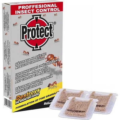 PROTECT nástraha na hubení mravenců faraonů 3 ks – Zboží Dáma