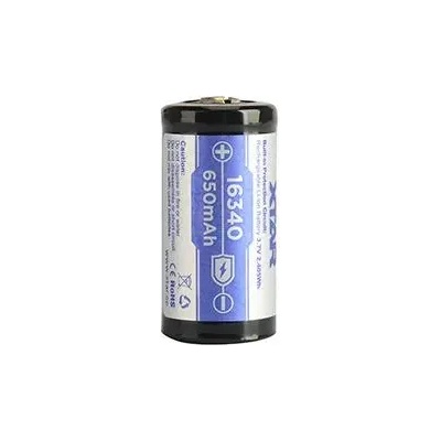 NITECORE Акумулаторна батерия CR-123, LiIon, 3.7V, 16340, 650mAh, XTAR (XTAR-BR-CR123)