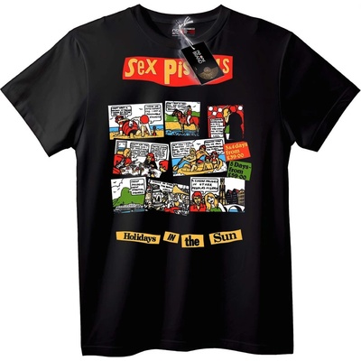 NOONEBRAND Тениска Sex Pistols Ваканция в Ада - M, White