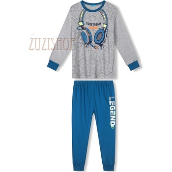 Kugo Chlapecké pyžamo šedé