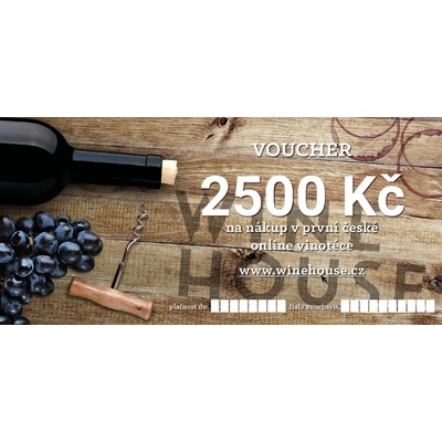 Dárkový poukaz 2500, elektronický