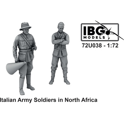 IBG Italian Army Soldiers in North Africa 3d printed 2 figures 1:72