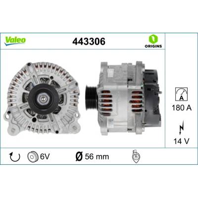 Alternátor VALEO 443306