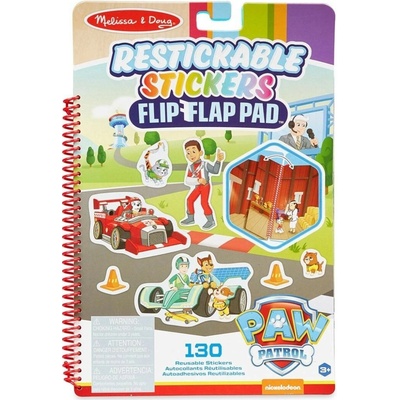 Melissa & Doug Znovunalepiteľné samolepky Tlapková Patrola Výzva