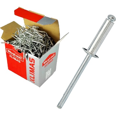 Klimas Wkret-Met 4,8x12mm - 500 ks - Trhacie nity AL ST, NASS