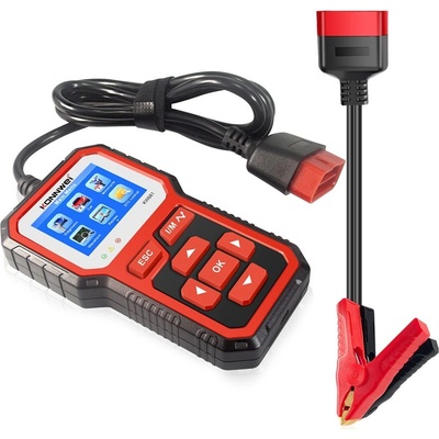 Konnwei KW681 OBDII автомобилна диагностика + 6V/12V тестер на акумулатора (KW681)