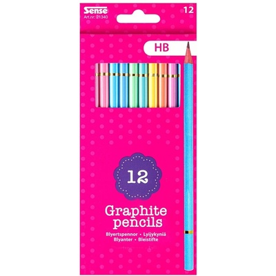 Sense Моливи, черни, hb, 10 броя (21340)