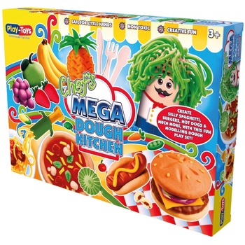 Image 1 of Play-Toys Комплект с моделин Play-Toys - Шеф готвач (461)
