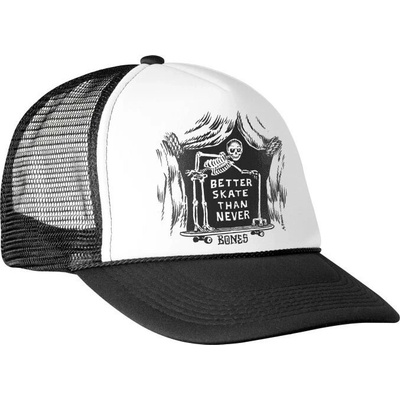 BONES BETTER SKATE THAN NEVER TRUCKER BLACK / WHITE