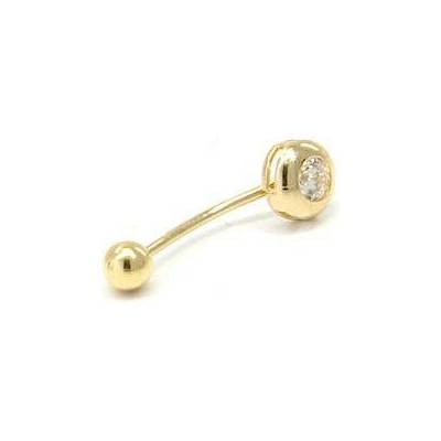 Pattic zlatá náušnice piercing LODCE0176R04Y