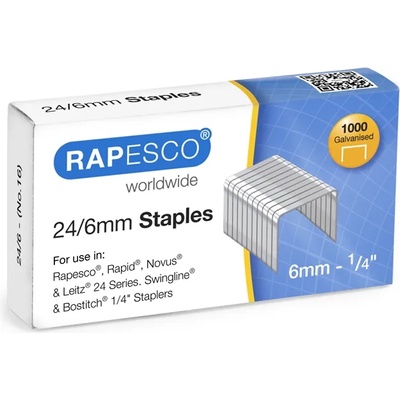 Rapesco Телчета за телбод, размер 24/6 mm, 1000 броя (O1090140022)