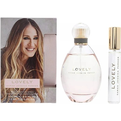Sarah Jessica Parker Lovely подаръчен комплект с парфюмна вода 100мл и 15мл за жени 1 бр