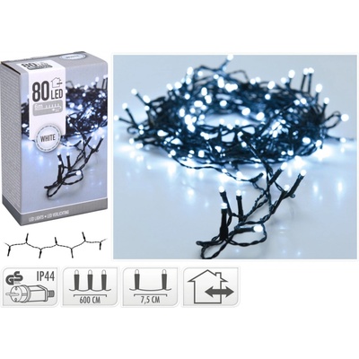Lepaso Světelný řetěz 80 LED 6 m studená bílá 123567 041 AX8400010 osvětl. 80LED WH