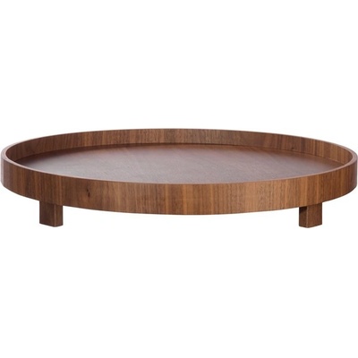 ASA Selection Servírovací tác/podnos na nožičkách WOOD 40cm hnědý