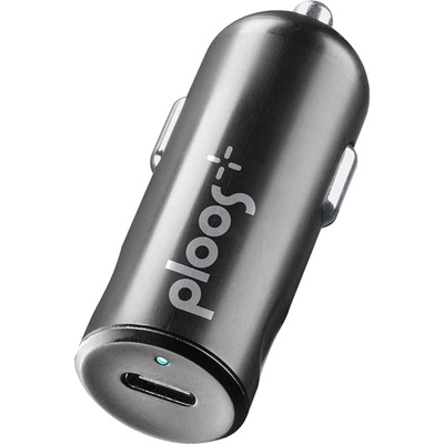 Ploos Зарядно за кола Ploos - 8726, 12V PD, USB-C, 25W, черно (PLCCUSBCPD25WK)
