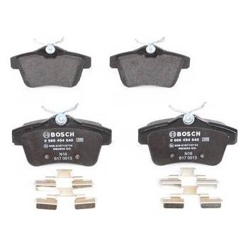 Sada brzdových platničiek, vždy 4 kusy v sade BOSCH 0 986 494 640 (0986494640)