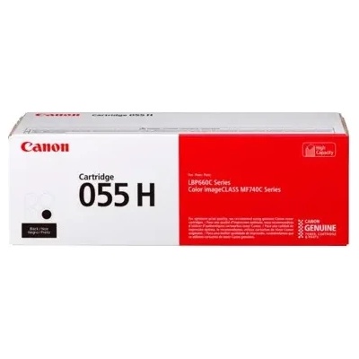 Canon КАСЕТА ЗА CANON i-SENSYS LBP660C series/MF740C Series - Black - HIGH CAPACITY - CRG055HBK (CRG-055HBK) - PN 3020C002AA (101CANCRG055BH)