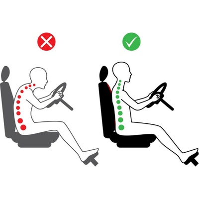 Autopoťah GT ergonomické čierne tričko