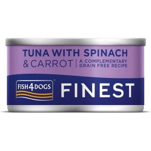Fish4Dogs Най-добра риба тон с спанак 85 г