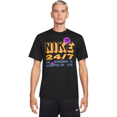 Nike NK DF UV HYVERSE SS GFX FN3988-010 černé
