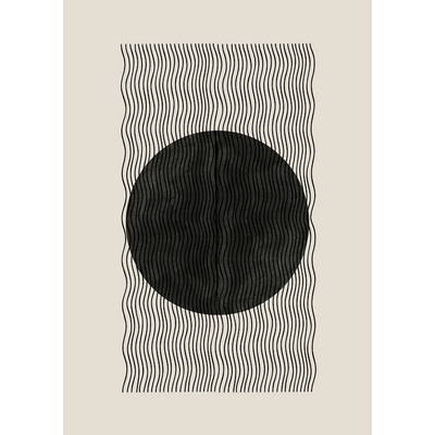 Plagát, Obraz - Wave Eclipse, THE MIUUS STUDIO, 30 × 40 cm