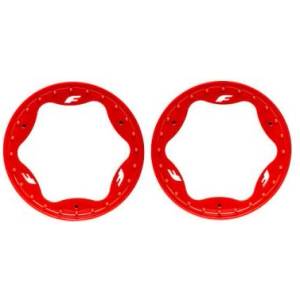 Traxxas beadlock пръстен 3.5" преден червен (2)