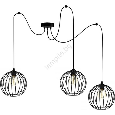 BELIS Пендел MATT 3xE27/60W/230V паяк (BE0273)