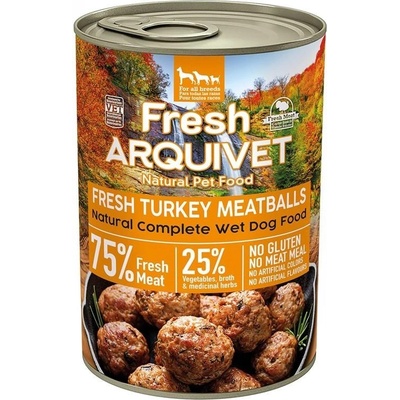 Arquivet Adult Fresh Turkey Meatballs 400 g