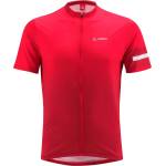 Löffler Мъжка фланелка с къс ръкав за колоездене Löffler Bike Shirt Full-Zip Dimi Cycling jersey - Red - размер 60 (EU) (056-3932-0317)