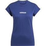 adidas Дамска тениска Adidas Essentials Linear Cotton T-Shirt Womens - Navy