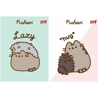 StMajewski Sešit A5 kočička Pusheen 4 druhy linkovaný